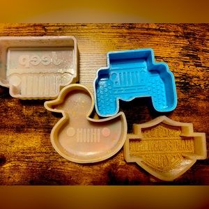 Jeep and motorcycle freshie silicone mold bundle
